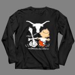 Charlie Brown and Snoopy Texas Longhorns Dance 4 Long Sleeves.jpg
