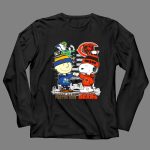 Charlie Brown and Snoopy x Chicago Bears Notre Dame Fighting Irish 4 Long Sleeves