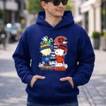 Charlie Brown and Snoopy x Chicago Bears Notre Dame Fighting Irish 8 Hoodie