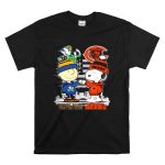 Charlie Brown and Snoopy x Chicago Bears Notre Dame Fighting Irish T Shirt 6