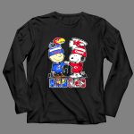Charlie Brown and Snoopy x Kansas Jayhawks and Kansas City Chiefs 4 Long Sleeves