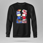 Charlie Brown and Snoopy x Kansas Jayhawks and Kansas City Chiefs 9 Sweatshirt