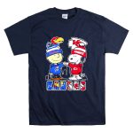 Charlie Brown and Snoopy x Kansas Jayhawks and Kansas City Chiefs T Shirt 7