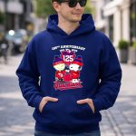 Charlie Brown fist bump Snoopy Cleveland Guardians 125th anniversary 1901 2026 city skyline 8 Hoodie.jpg