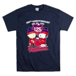 Charlie Brown fist bump Snoopy Cleveland Guardians 125th anniversary 1901 2026 city skyline T Shirt 7.jpg