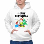 Charlie Snoopy Woodstock Merry Christmas Tree Santa Hats 2 Hoodie 1.jpg