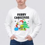 Charlie Snoopy Woodstock Merry Christmas Tree Santa Hats 4 Long Sleeves 1.jpg