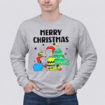 Charlie Snoopy Woodstock Merry Christmas Tree Santa Hats 6 Long Sleeves 1.jpg
