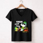 Cheer Cheer Cheer Snoopy 5 Womens V Neck1