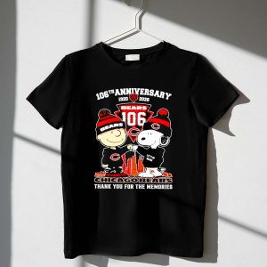 Chicago Bears Charlie Brown and Snoopy 106th anniversary 1920 2026 1 T Shirt