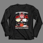 Chicago Bears Charlie Brown and Snoopy 106th anniversary 1920 2026 4 Long Sleeves