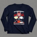 Chicago Bears Charlie Brown and Snoopy 106th anniversary 1920 2026 6 Long Sleeves