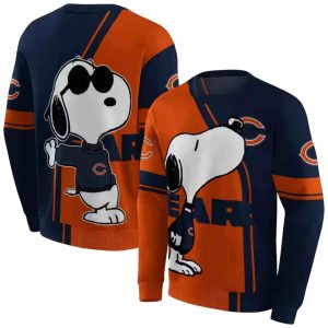 Chicago Bears Playful Snoopy All Over Print Sweatshirt 1.jpg
