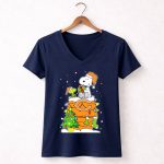 Chicago Bears Snoopy Christmas Ensemble 5 Womens V Neck