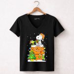 Chicago Bears Snoopy Christmas Ensemble 7 Womens V Neck