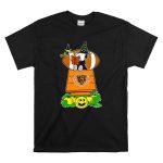 Chicago Bears Snoopy Halloween Witch Football Pumpkin House T Shirt 6