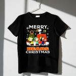 Chicago Bears Snoopy Merry Christmas Peanuts Holiday 1 T Shirt
