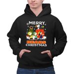 Chicago Bears Snoopy Merry Christmas Peanuts Holiday 2 Hoodie
