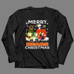 Chicago Bears Snoopy Merry Christmas Peanuts Holiday 4 Long Sleeves