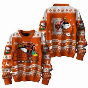Chicago Bears x Peanuts Snoopy Christmas Gift Ugly Sweater 1.jpg