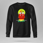 Chicago Bulls Snoopy Halloween Peanuts Pumpkin Woodstock Moon 9 Sweatshirt