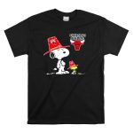 Chicago Bulls Snoopy Woodstock Team Hat T Shirt 6
