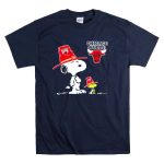 Chicago Bulls Snoopy Woodstock Team Hat T Shirt 7