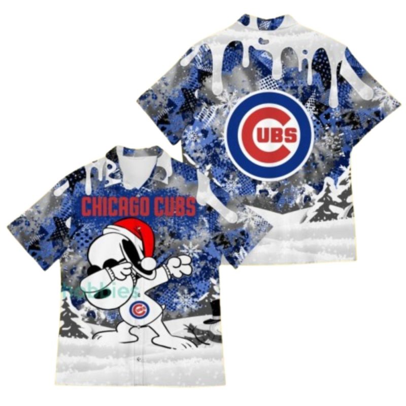 Chicago Cubs Snoopy Dabbing The Peanuts Hawaiian Shirt 1.Jpg