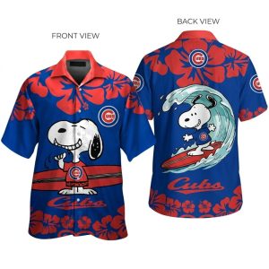 Chicago Cubs Snoopy Flower Surf Beach Tropical Hawaiian Shirt 1.jpg
