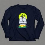 Chicago White Sox Snoopy Halloween Moon Pumpkins Woodstock House 6 Long Sleeves.jpg