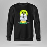Chicago White Sox Snoopy Halloween Moon Pumpkins Woodstock House 9 Sweatshirt.jpg