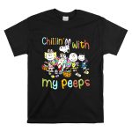 Chillin With May Peeps Snoopy Friends Easter Day T Shirt 6