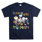 Chillin With May Peeps Snoopy Friends Easter Day T Shirt 7