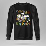 Chillin With May Peeps Snoopy Friends Easter Day T Shirt 9