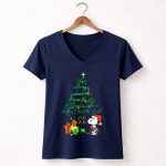 Christmas Snoopy Luke 2 11 For Unto You Is Born This Day 5 Womens V Neck 1.jpg