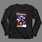Christmas Snoopy and Charlie Brown Paint Dallas Cowboys 4 Long Sleeves