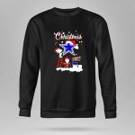 Christmas Snoopy and Charlie Brown Paint Dallas Cowboys 9 Sweatshirt
