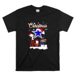 Christmas Snoopy and Charlie Brown Paint Dallas Cowboys T Shirt 6