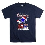 Christmas Snoopy and Charlie Brown Paint Dallas Cowboys T Shirt 7