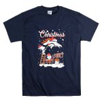 Christmas Snoopy and Charlie Brown Paint Logo Denver Broncos T Shirt 7