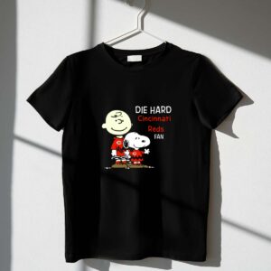 Cincinnati Reds Die Hard Fan Charlie Brown Snoopy Shirt