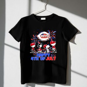 Cincinnati Reds X Snoopy Happy 4th Of July Shirt