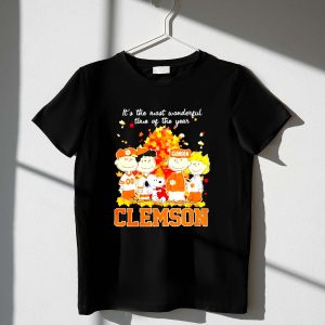 Clemson Tigers Autumn the most beautiful time Snoopy 1 T Shirt.jpg
