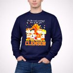 Clemson Tigers Autumn the most beautiful time Snoopy 3 Sweatshirt.jpg
