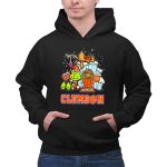 Clemson Tigers Grinch and Snoopy Nuts Welcome Christmas 2 Hoodie.jpg
