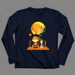 Clemson Tigers Halloween Full Moon Pumpkin Charlie and Snoopy Silhouette Scene 6 Long Sleeves.jpg
