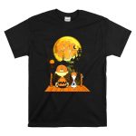 Clemson Tigers Halloween Full Moon Pumpkin Charlie and Snoopy Silhouette Scene T Shirt 6.jpg