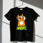 Clemson Tigers Halloween Snoopy Read Books Peanuts Football Pumpkin House 1 T Shirt.jpg