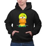 Clemson Tigers Halloween Snoopy Woodstock Moon Pumpkins 2 Hoodie.jpg