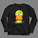 Clemson Tigers Halloween Snoopy Woodstock Moon Pumpkins 4 Long Sleeves.jpg